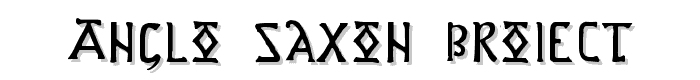 Anglo-Saxon Project font